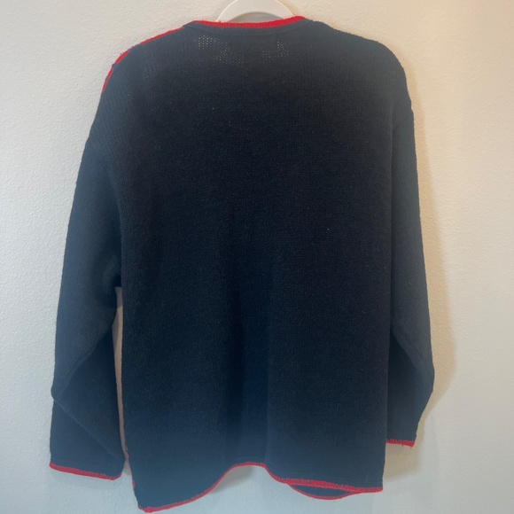 Vintage Michelle Stuart Greek Key Style Cardigan Size Large - Picture 3 of 7